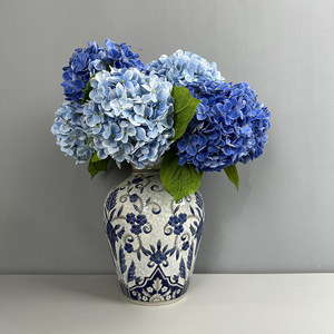 Chất lượng hàng đầu nhiều màu cảm ứng thực sự <span class=keywords><strong>Hydrangea</strong></span> hoa nhân tạo <span class=keywords><strong>Hydrangea</strong></span> cho trang trí đám cưới - Product Image 3