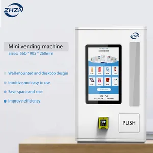 21.5 Inch Touchscreen Digitale Display Wandgemonteerde Automaat Slimme Kleine Automaat Mini-Items Voor Sigaretten En Vap