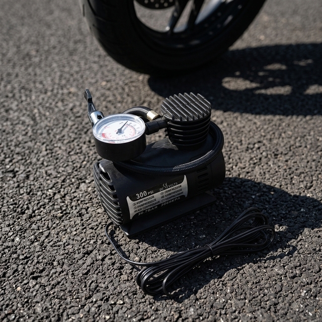 Portable 12V Mini Compressor 150psi Fast Inflate CE Certified 85dB Quiet Compact Design for Car/Motorcycle/Bicycle Tires