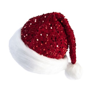 Chapeau <span class=keywords><strong>de</strong></span> Père Noël à paillettes <span class=keywords><strong>de</strong></span> Noël-Chapeau <span class=keywords><strong>de</strong></span> Père Noël scintillant <span class=keywords><strong>pailleté</strong></span> pour adultes-Fête du Festival <span class=keywords><strong>de</strong></span> Noël du Nouvel An - Product Image 3