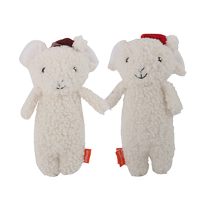 Set di giocattoli di peluche di Natale palla di osso di renna farcito per le vacanze di animali domestici giocattolo interattivo trapunta regalo per bambini e cani - Product Image 1