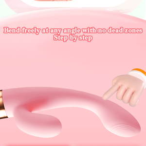 डबल सिर छोटे हैंडहेल्ड 10 आवृत्ति वाइब्रेटर क्लिटोरिस जी स्पॉट उत्तेजना महिलाओं के लिए - Product Image 3