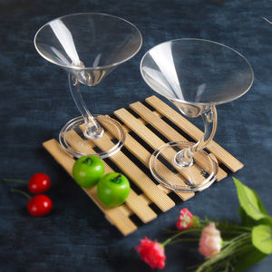 Verre à cocktail en <span class=keywords><strong>plastique</strong></span> PC acrylique pour jus de vin rouge Verres à pied Verre à champagne à bulles - Product Image 2