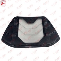 Z-ART Premium Trockene Kohlefaser Transparente Motorhaube für Ferrari 488 Spyder GTB Prepreg Kohlefaser Motorraum-Abdeckung Teile