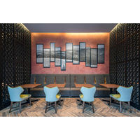 Projets hôteliers, meubles de restaurant, ensemble table et chaises pour hôtel, restaurant, services de conception 3D, projets hôteliers