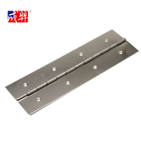 Charnières de piano robustes NINE SUNS en acier inoxydable avec trous, idéales pour les meubles en bois, les armoires et les portes