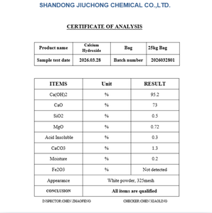 Calce sludicata di grado industriale, idrossido di calcio, calce idratata per concisione della pelle, edilizia <span class=keywords><strong>e</strong></span> agricoltura - Product Image 6