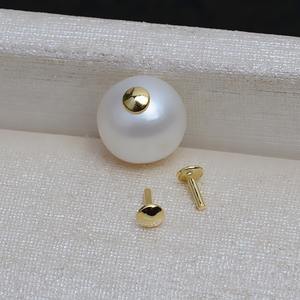 Accessoires de fabrication de bijoux en argent S925, bouchon rond de 2,5 mm, cache-trou, bouchon baroque, bouchon à bille, modèle 4085 - Product Image 4