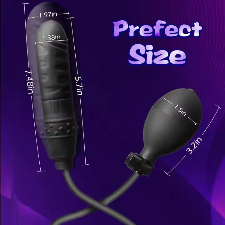 2 in 1 Resizable Enema Anal Sex Toy Silicone Inflatable Realistic Dildo Anal Pulg Expand Butt Plug with Balloon Pump 2 in 1 Resizable Enema Anal Sex Toy Silicone Inflatable Realistic Dildo Anal Pulg Expand Butt Plug with Balloon Pump