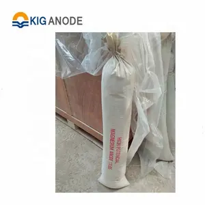 Anodo de magnésio pré-embalado anti-corrossão com recarga utilizada para proteção catódica