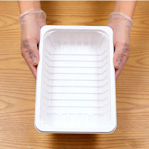 Barquette alimentaire jetable blanche en PP <span class=keywords><strong>de</strong></span> marque TONGNAN, origine Shandong, pour viande et fruits <span class=keywords><strong>de</strong></span> <span class=keywords><strong>mer</strong></span>, commandes personnalisées acceptées - Product Image 1