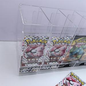 6-slot Booster Pack Acrylic hiển thị trường hợp giao dịch trò chơi Pokemon TCG thẻ plexiglass Booster Pack hộp phân phối - Product Image 5