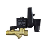 Vanne de drainage électronique à solénoïde ADV-15T en laiton avec minuterie électrique automatique
