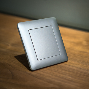 ARTDNA 86 Single Pole PC Blank <strong>Switch</strong> <strong>Light</strong> Socket Panel Ultra-Thin Decorative <strong>Cover</strong> - Product Image 1