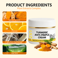 Crème Visage OEM au Curcuma et Vitamine C – Éclaircissante Anti-Taches et Anti-Acné pour Tous Types de Peaux
