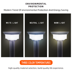 Lámpara Solar LED Moderna para Jardín, Exterior, Villa, 300H, Impermeable IP65, Iluminación de Patio, Césped y Paisaje, SG-9 - Product Image 6