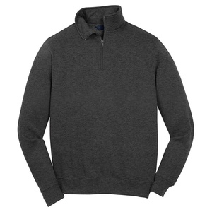 Sweat-shirt tricoté à quart de zip pour homme, personnalisable OEM, vente en gros - Product Image 4