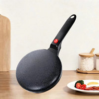 Crêpière et machine à crêpes électriques courbées à chauffage uniforme, antiadhésives, à commande par un seul bouton, faciles à utiliser, pour la maison, les cafés et les restaurants