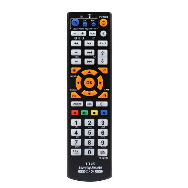 L336 Learning Remote Control Universal TV Remote Control Infrared Smart Controller With Learning Function for Smart TV DVD SAT