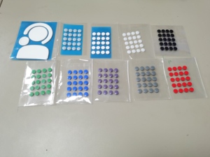 ESports phổ quát nhỏ chấm tròn PTFE Giày trượt chuột tự làm chuột trượt chân Băng kiểm soát tốc độ phiên bản chống mài mòn - Product Image 2