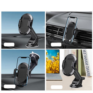 Usine en gros en fibre de carbone tableau de bord pare-brise <span class=keywords><strong>support</strong></span> de téléphone portable pour voiture iPhone 16 Pro Max Samsung tous les téléphones portables - Product Image 4