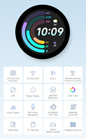 Module d'affichage LCD Waveshare ESP32-S3-Touch-LCD-1.85 de 1,85 pouces, carte de développement, 360x360, processeur double cœur LX7 32 bits, Chine