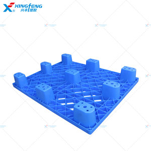 Spazio seminterrato leggero HDPE 9 piedi Euro <span class=keywords><strong>Pallet</strong></span> in plastica industriale <span class=keywords><strong>dimensioni</strong></span> 1000*800*140mm - Product Image 2