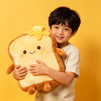 Peluche personnalisée lumineuse MainCute : Requin, Aubergine, Toast, Grenouille, Capybara, Lune
