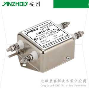 ตัวกรอง EMI ของอันโจว รุ่น SQ210-20 250VAC 20A โมดูลกรองสัญญาณรบกวนแบบคอมมอนโหมด - Product Image 1