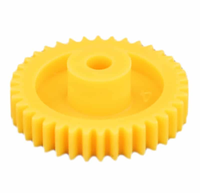 Prix bon marché haute qualité usinage personnalisé CNC en plastique ABS nylon peek pom gear double engrenage en plastique