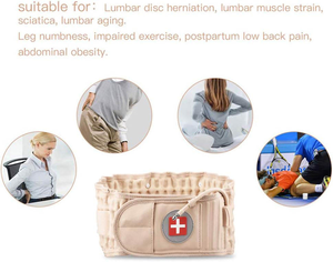 Masajeador de cintura con cinturón de descompresión para aliviar el dolor de espalda, dispositivo de tracción inflable <span class=keywords><strong>Lumbar</strong></span> Espinal, soporte de cintura de aire - Product Image 4