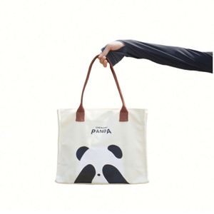Ladies High Quality <b>Canvas</b> <b>Tote</b> Bag Large Fashionable Better Brand Bag for Women with Panda Pattern - Product Image 2