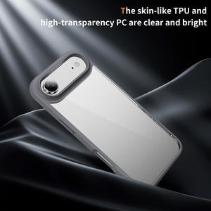 Coque <span class=keywords><strong>de</strong></span> téléphone en TPU avec dos en acrylique transparent lisse, protection <span class=keywords><strong>de</strong></span> l'appareil photo surélevée, antichoc, découpes précises pour iPhone Air Case - Product Image 3