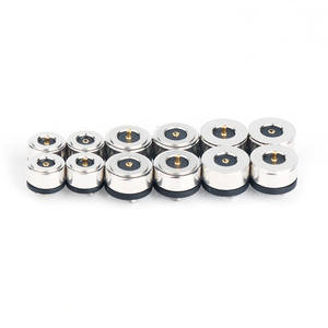 Connecteur magnétique direct à aspiration circulaire 2 broches, tête de charge magnétique CC haute intensité, prise de connecteur magnétique à aspiration - Product Image 3