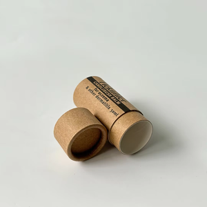 Factory Price Eco-Friendly Lip Balm Deodorant Cylinder <b>Container</b> 5g Cardboard Oil-Resistant Push up Paper Tube - Product Image 5