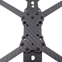 Vente flash - Cadre en fibre de carbone intégral Mark4 V2 13 pouces 427 mm noir QYHY pour kit caméra FPV, accessoires de drones