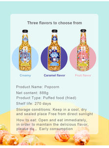 Mélange de popcorn au caramel infusé entièrement naturel-Internet Darling Pop Snack avec saveur explosive Medley - Product Image 6