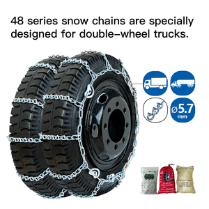 Bohu Chất Lượng Cao Kép Lốp Xe Tải Tuyết Lốp Chuỗi Hợp Kim Mới Thép Đôi Xe Tải Tuyết Chuỗi Với V Thanh - Product Image 4