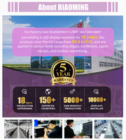Pantalla LED P10 de 10 mm para Césped Artificial, Marcador en Vivo, Tablero de Anuncios Digitales LED, Cartel LED para Estadios