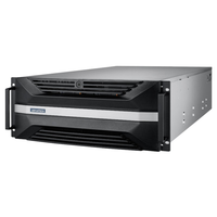 Chassis Rak HPC-7485-20RX 4U dengan 8 Tray Drive 3.5" Hot-Swap, Mendukung Motherboard EATX/ATX, PSU 2000W, Prosesor AMD EPYC
