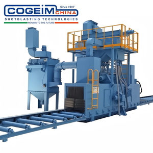 Machine <span class=keywords><strong>de</strong></span> sablage à rouleaux COGEIM <span class=keywords><strong>de</strong></span> haute qualité pour structures en acier, pièces soudées, tuyaux, élimination <span class=keywords><strong>de</strong></span> la rouille - Product Image 1