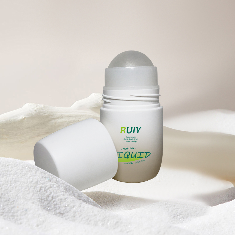 75ml Capsule Shape Balm Deodorant Plastic Roll on Bottle Travel Hotel Quality PP Gradient Color Logo Custom Recycle Material