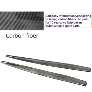 สเกิร์ตข้างคาร์บอนไฟเบอร์ทรง AC สำหรับรถยนต์ BMW ซีรีส์ 4 รุ่น G22 Coupe G23 ปี 2020-2025 - Product Image 5