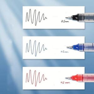 Bolígrafo de Gel Líquido de Escritura Fluida, de Secado Rápido, Neutro, para Firmas, Exámenes, Estudiantes, Negro, Plástico, con Purpurina - Product Image 4