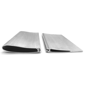 Ventilador de perfil de aluminio anodizado de nuevo diseño moderno lumbrera ovalada de construcción aerodinámica - Product Image 3