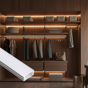 Bán buôn tùy biến 018 nhôm ép đùn hồ sơ 18*7 mét PC Bìa nhôm LED chiếu sáng - Product Image 5