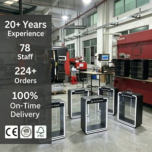 Exhibidor Acrílico Personalizado de 3 Niveles con LED RGB, Soporte de Exhibición Acrílico para Tienda de Tabaco, Estante de Exhibición Acrílico Apache - Product Image 4