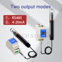 Sensor pengukur oksigen terlarut, kualitas air, multi-parameter, kelas industri, pengukur oksigen terlarut, sensor ORP