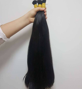 Cabello humano Natural de doble estiramiento, cutícula marrón alineada, virgen, sin químicos, vendedores de cabello humano de Vietnam - Product Image 1