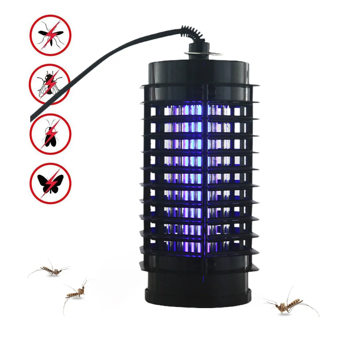 Home Electric Insect Killer Catcher Anti Bug Zapper Trap Mosquito Killer Lamp With UV LED